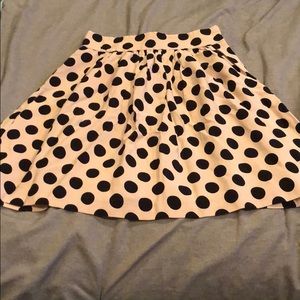 Polka dotted skirt